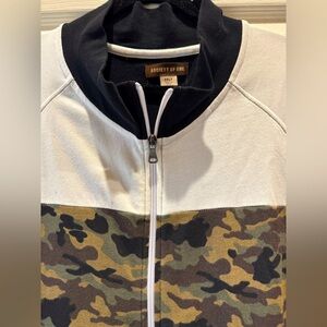 Society of One Men Camo Zip-Up Jacket men 3XLT